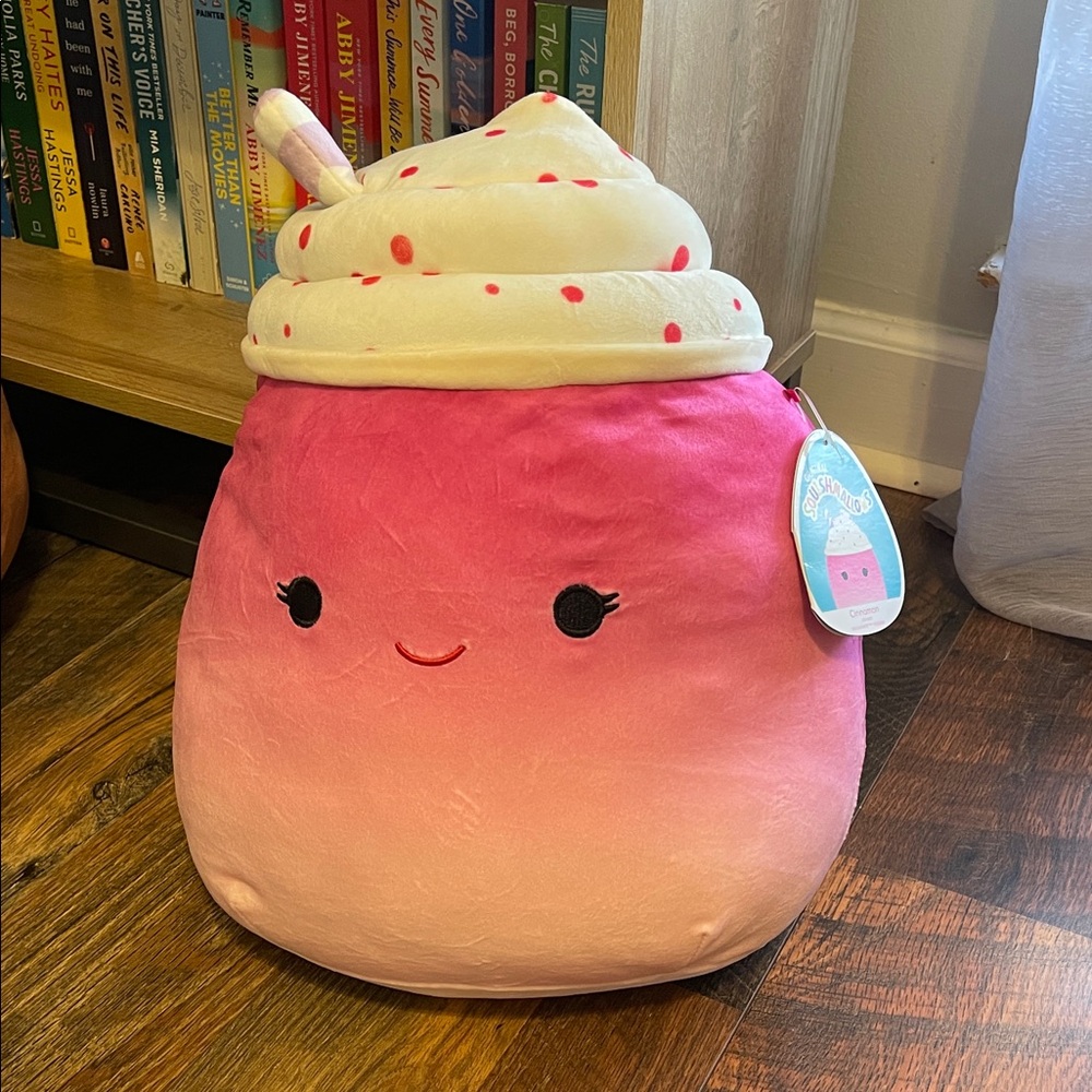 Brand new with tags! Squishmallows — cinnamon! 🩷 In the medium size.